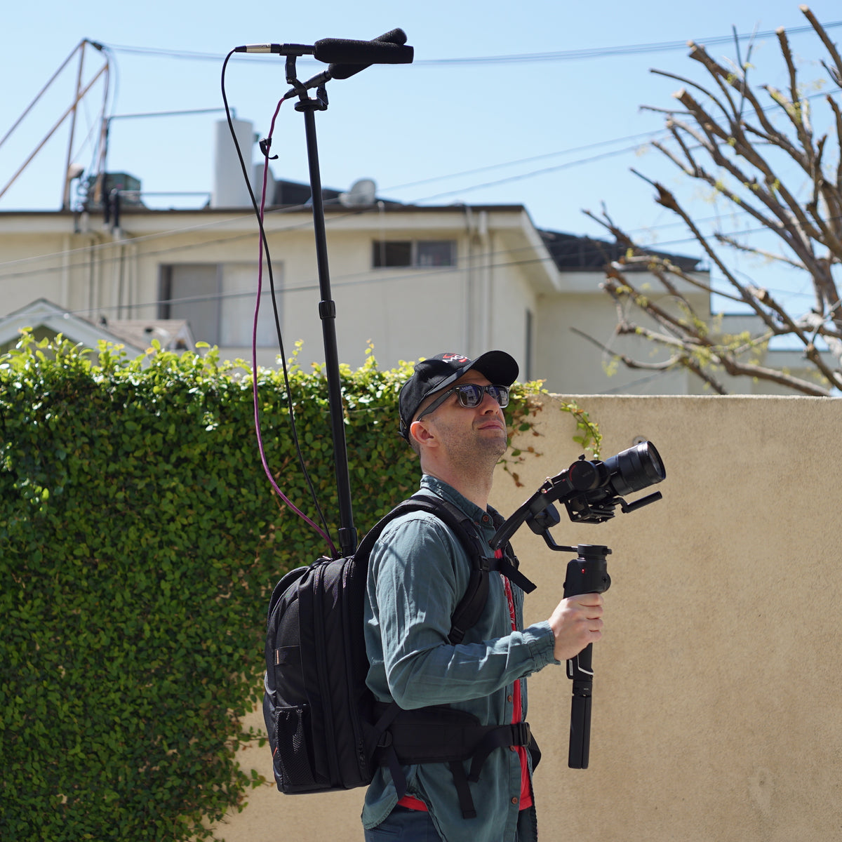 MIRFAK Audio NP10 Monopole Backpack Gimbal Guru