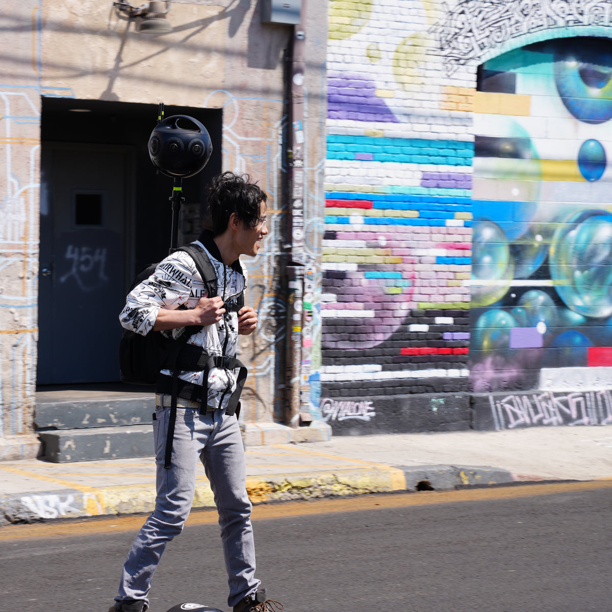 Labpano Backpack Get 1M+ Views on Google Maps Labpano Pilot One EE 360 Camera Monopole ...