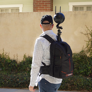 Keep Your 360 Camera at the Ready with the Monopole Backpack