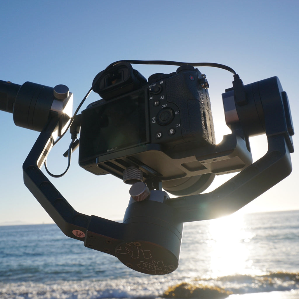 Zhiyun Crane's beach day! Free bluetooth remote with every Zhiyun purchase. Limited time offer!