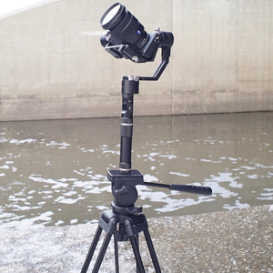 Somita St-650 Tripod supports Zhiyun Crane gimbal stabilizer to get the smoothest shots!