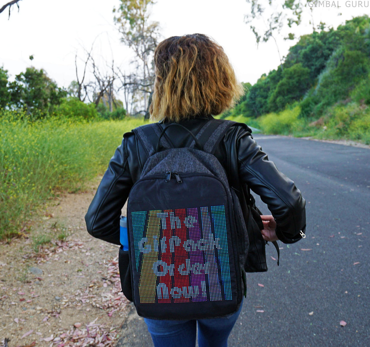 Brighten Your Day With GifPack Customizable LED Backpack! – Gimbal Guru