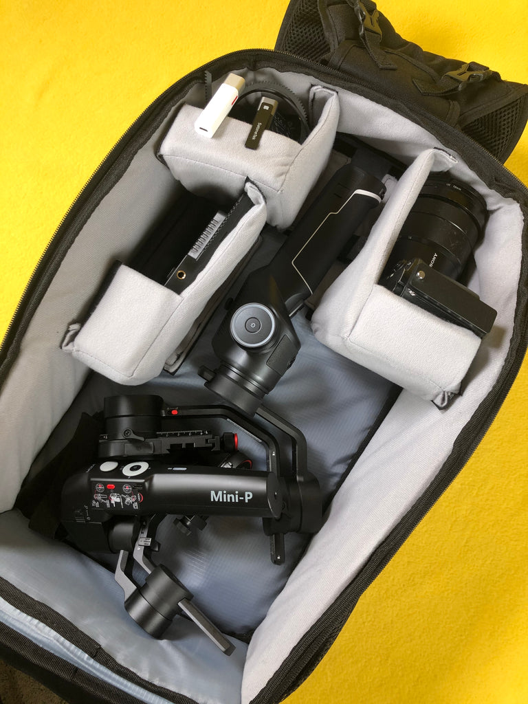 Camera Backpack Fits Two Gimbals