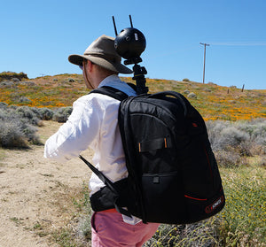 Monopole Backpack, a Backpack with a Built in Monopole