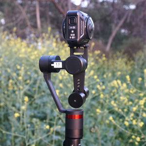 Guru 360° camera stabilizer and Nikon Keymission 360 camera make filming a walk in the park!