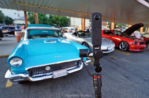 Classic cars meet the modern mechanics of Guru 360° Gimbal Stabilizer and Ricoh Theta S 360!