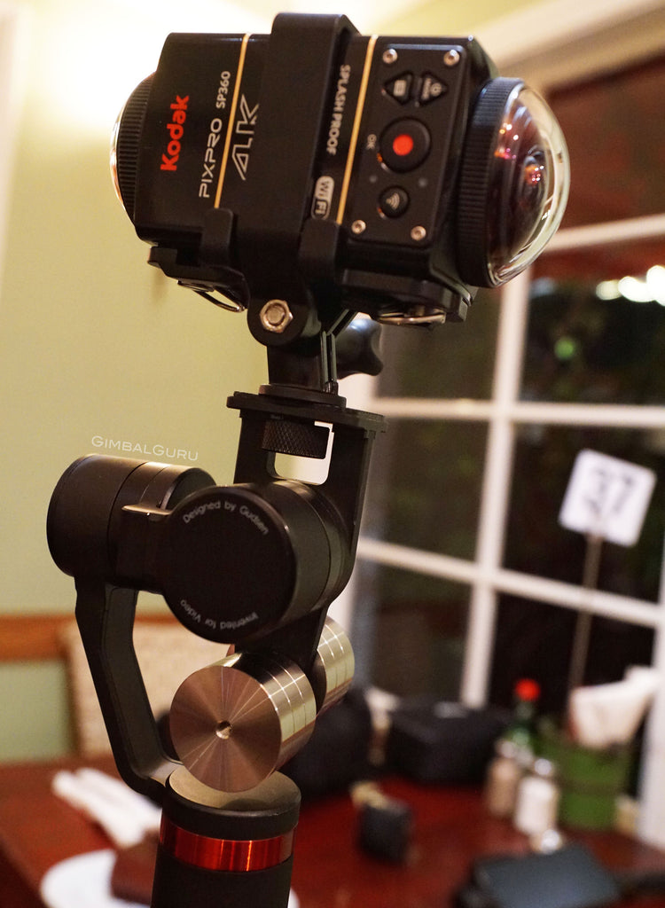VIDEO: Guru 360° featuring Dual Kodak PixPro SP360° Camera setup and Adapter Plate