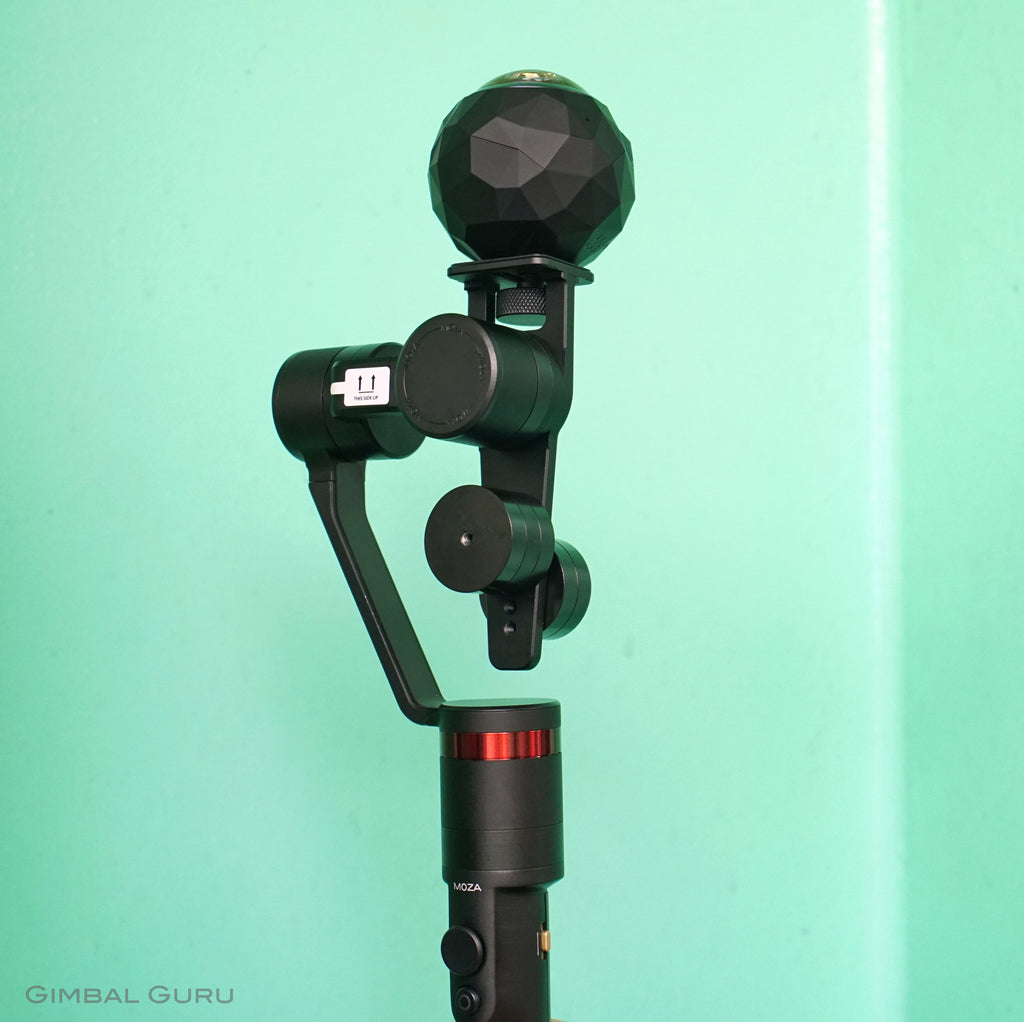 Guru 360° Camera Stabilizer strikes a pose with 360Fly 4k Camera!
