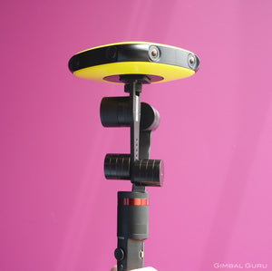 Guru 360 Gimbal Stabilizer prevents shaky footage with Vuze VR 360 Camera!
