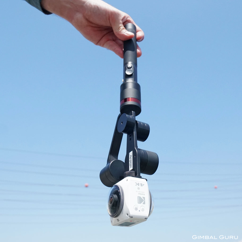Guru 360° Gimbal Stabilizer is essential for getting the best footage from your 360 camera!