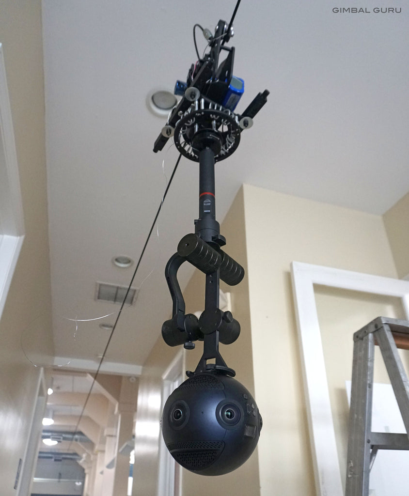 Flying Drone Fun with Guru 360 Air Gimbal Stabilizer for 360 Cameras!