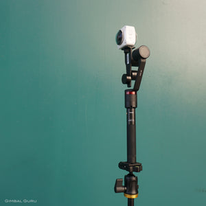 Standing proud and tall with Guru 360° mounted on a monopod!