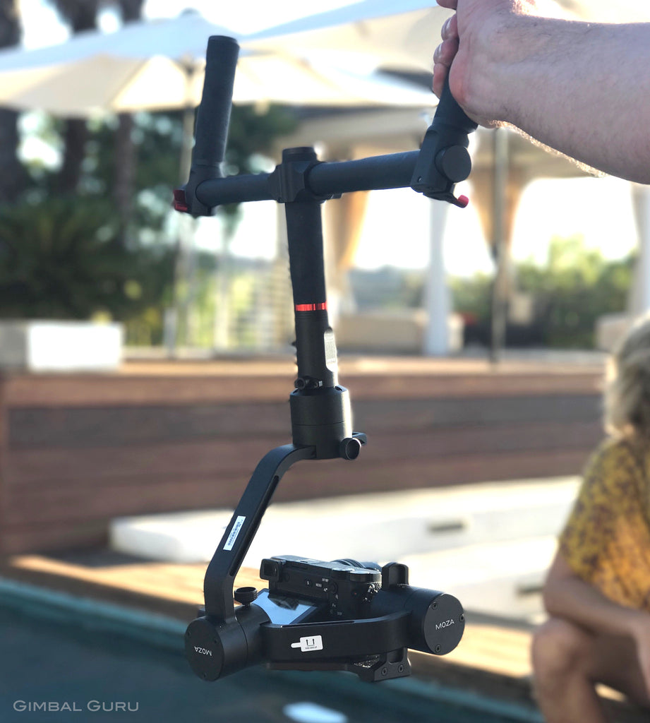 MOZA Air Gimbal Stabilizer Dual Handles Make For Your Smoothest Shooting Experience Ever!