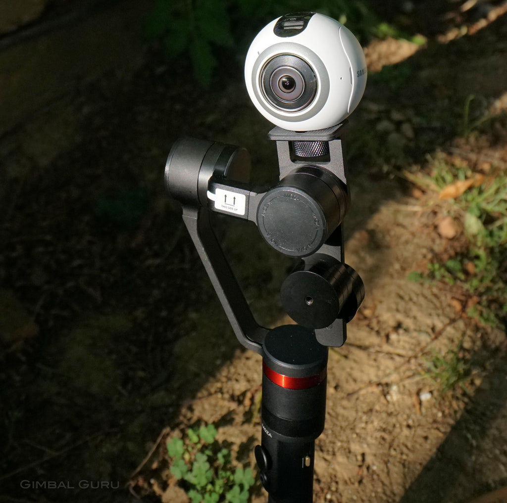 Shine some light on your week with Guru 360° Gimbal Stabilizer and Samsung Gear 360!