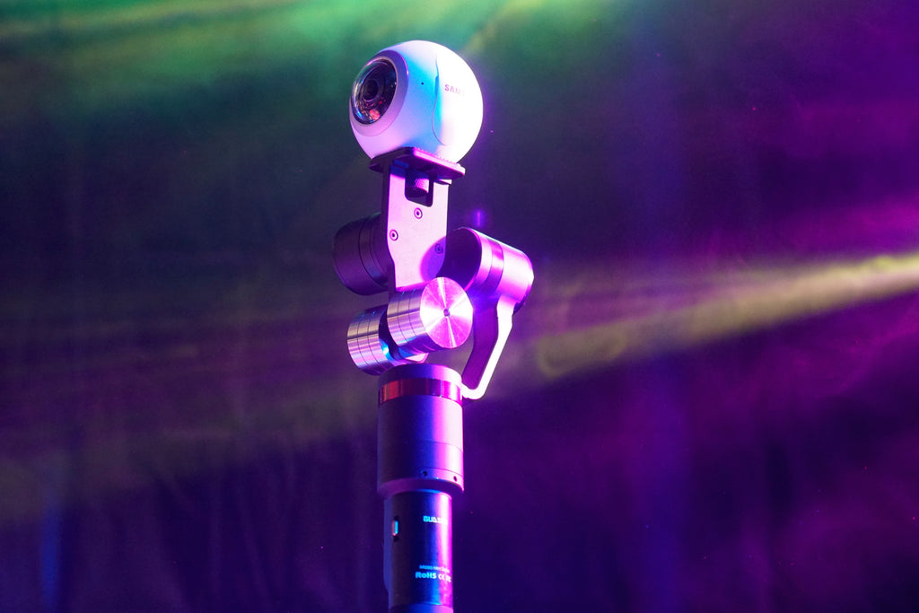 Guru 360° Gimbal Stabilizer and Samsung Gear 360 camera take a trip to SoCal Retro Gaming Expo!