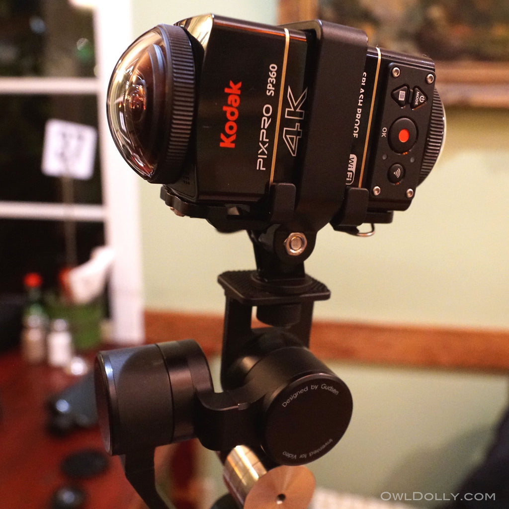 Explore the world of 360 video with Guru 360° gimbal stabilizer and Kodak PixPro SP360 camera!
