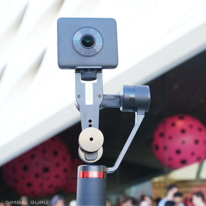 Guru 360 Gimbal Stabilizer Helps Test Out Yi 360 VR Camera in CreatorUp Video!