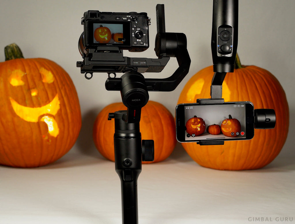 Time to get spooky, stable footage with MOZA Air2 Gimbal and MOZA Mini-Mi Smartphone Stabilizer!