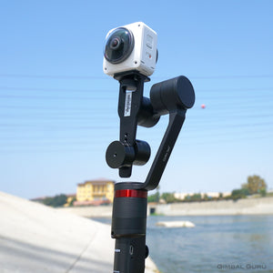 Smooth 360 Footage While Skateboarding With Guru 360 Gimbal Stabilizer and Garmin Virb 360!