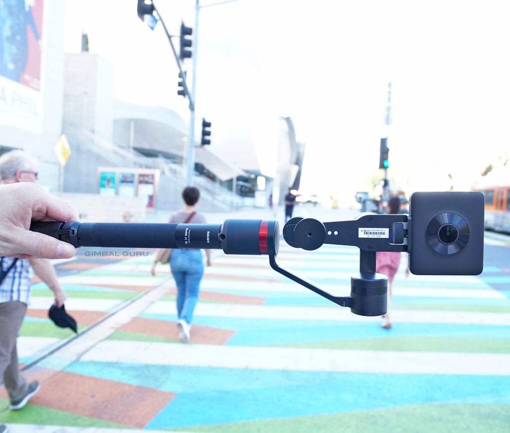 Stabilizing Professional 360 Cameras like Insta 360 Pro with MOZA Guru 360 Air!