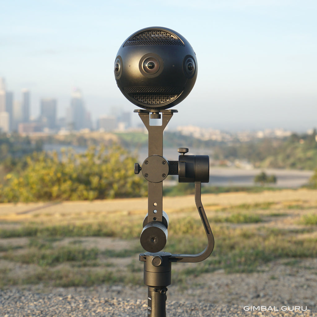 How To Setup and Balance Insta360 Pro Camera with Guru 360 Air Gimbal without battery!