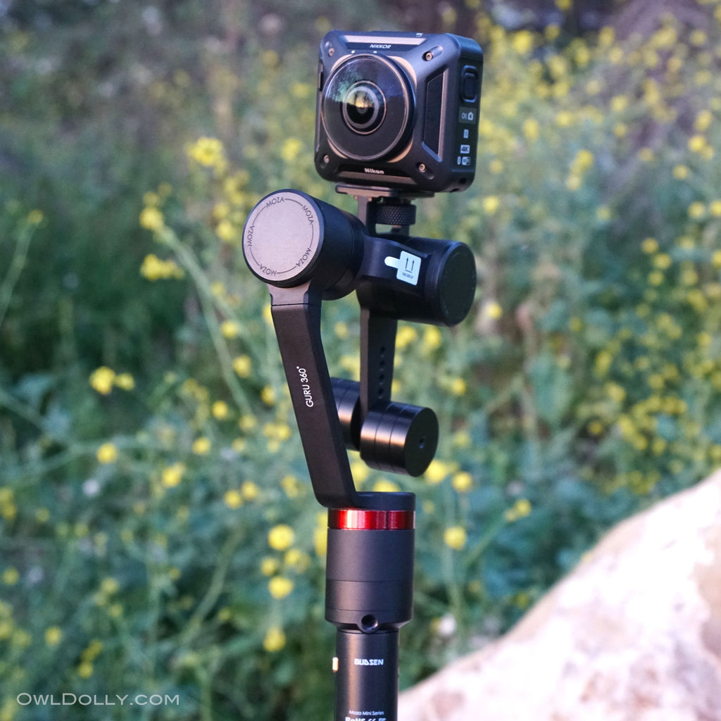 Avoid shakes, rattles, and rolls on your 360 footage with Guru 360 Camera Stabilizer!