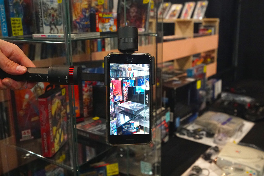 Live Stream Mode from MOZA Mini-C Smartphone Stabilizer at SoCal Retro Gaming Expo