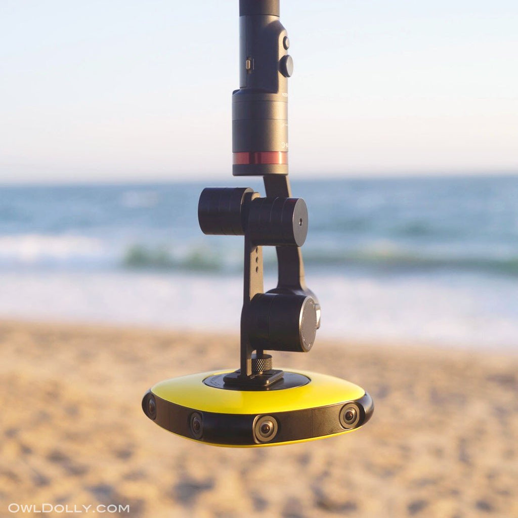 Guru 360° Gimbal Stabilizer and the Vuze VR 360 Camera join forces!