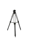 SOMITA PROFESSIONAL VIDEO TRIPOD ST-650, 65MM BOWL, 62 INCH HEIGHT, WITH 2 QUICK RELEASE PLATES, FLUID HEAD, AND TRAVEL BAG