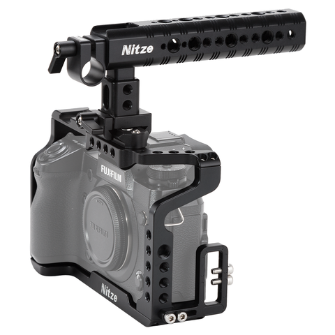 NITZE X-H1 Camera Cage for Fujifilm X-H1 with Top Handle